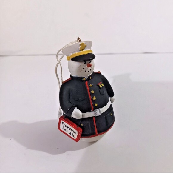 Sandy Gore Evans Freedon For All Military Ornament - Picture 1 of 4